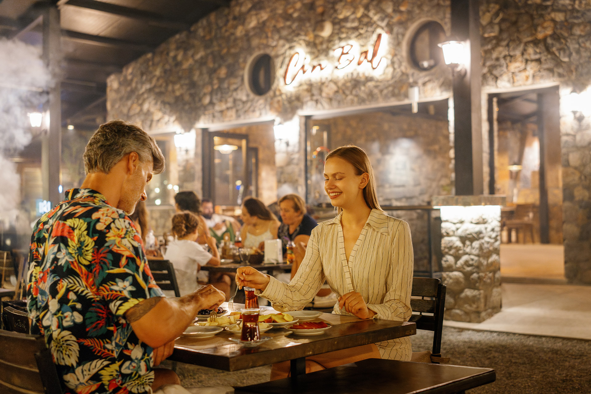 Fethiye Kayaköy restaurant - Cin Bal’da doğayla iç içe lezzet deneyimi